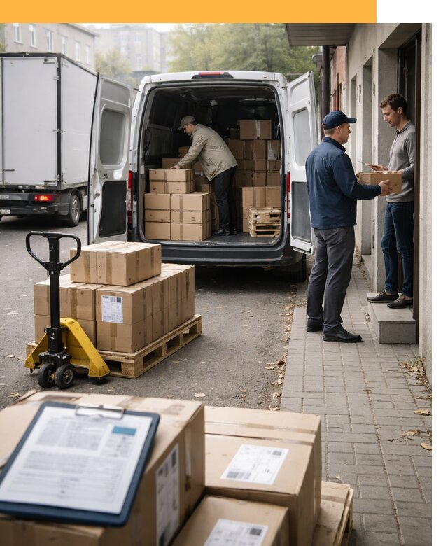 Доставка грузов от двери до двери с таможней от 45720 руб.