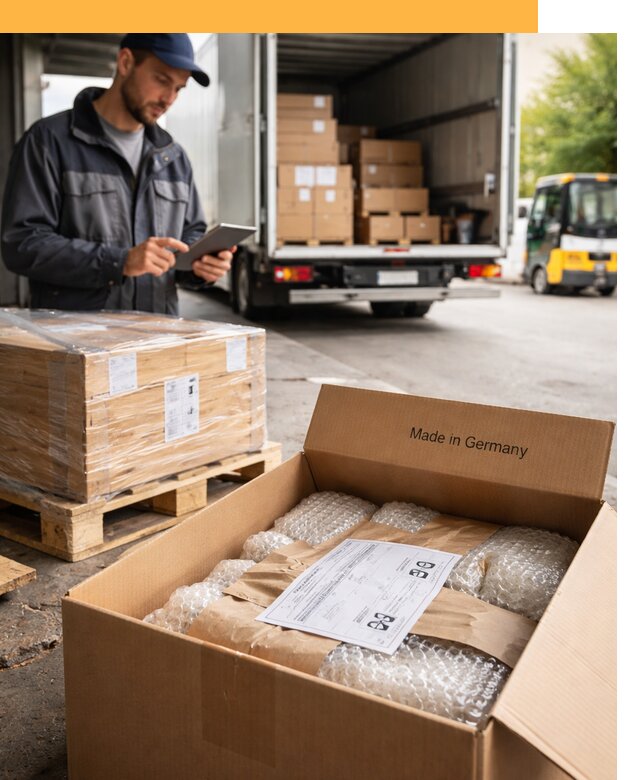 Доставка грузов из Германии от 45720 руб с таможенным оформлением