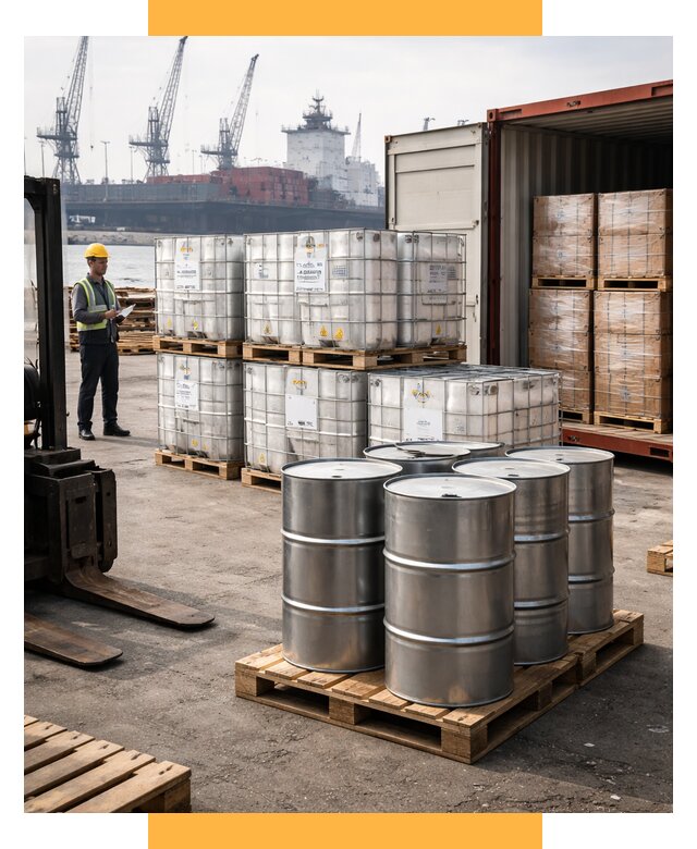 Доставка химического сырья из Индии от 254000 р. | СетСервис-Крс