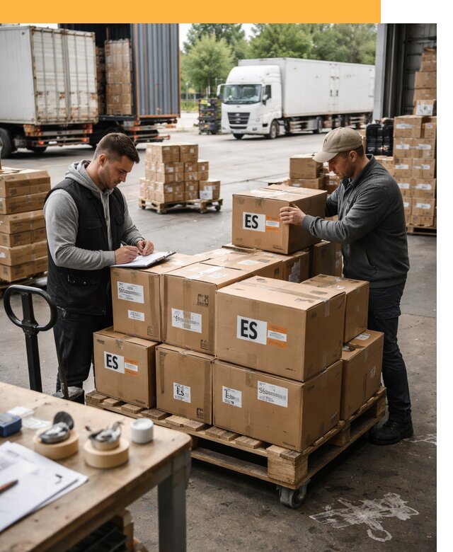 Доставка грузов в Испанию автотранспортом от 35560 руб