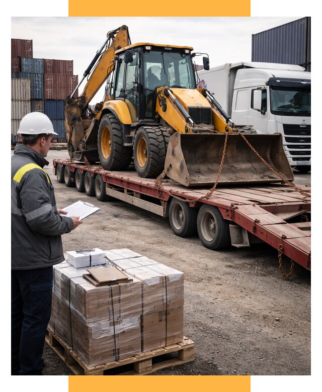 Международная перевозка спецтехники от 45720 р., СетСервис-Крс