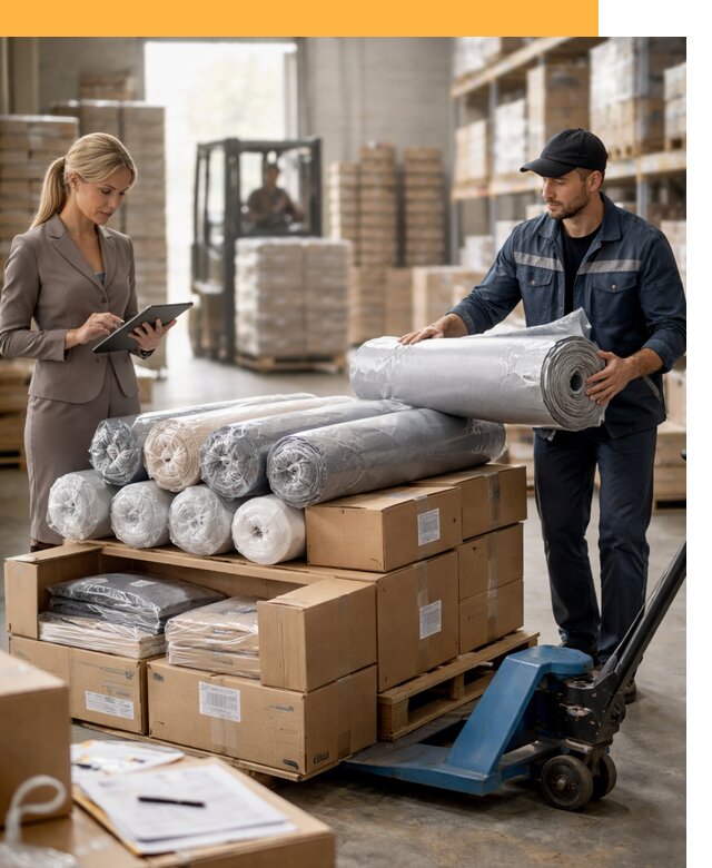 Перевозка текстиля по миру от 15240 руб. с таможней и страхованием