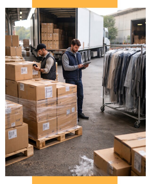 Перевозка и доставка одежды из Китая от 7620 р., СетСервис-Крс