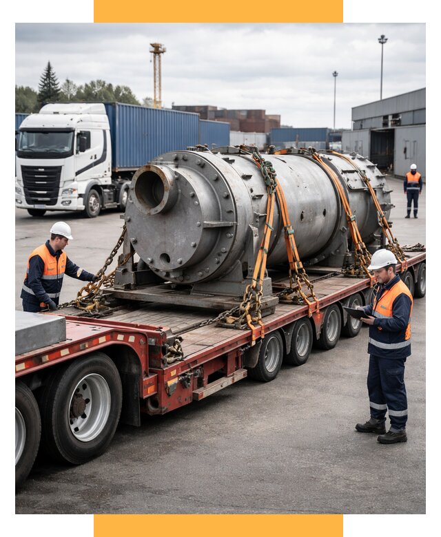 Перевозка тяжеловесных грузов под ключ от 152400 р. | СетСервис-Крс