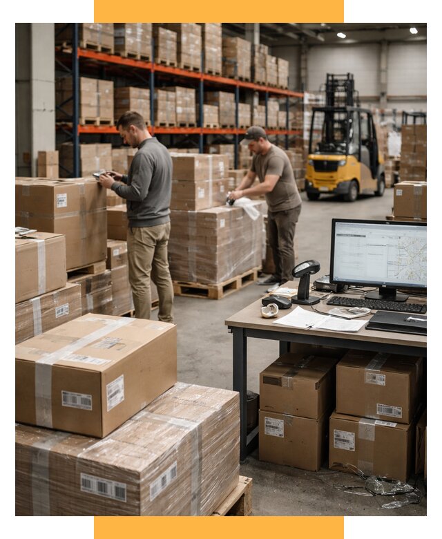 Склад консолидации в Европе от 6604 р., услуги СетСервис-Крс